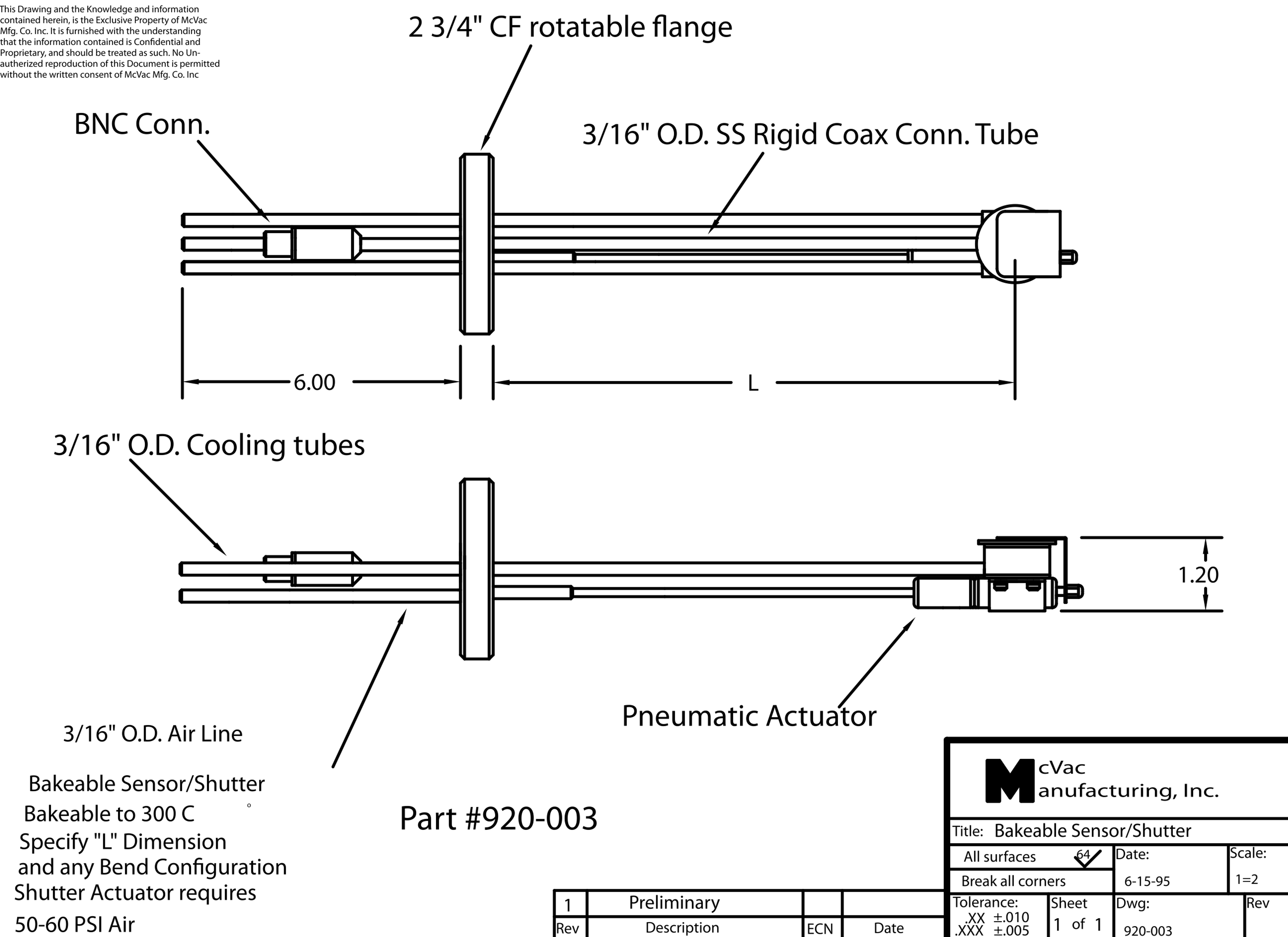 image_MV-920-003_1 UHV Einfach-Messkopf mit CF40 Durchführung