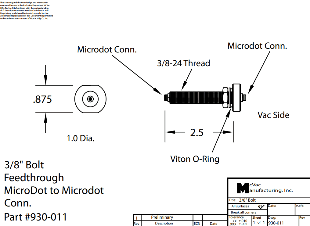 image_MV-930-011_1 Durchführung 3/8 in. Microdot- BNC