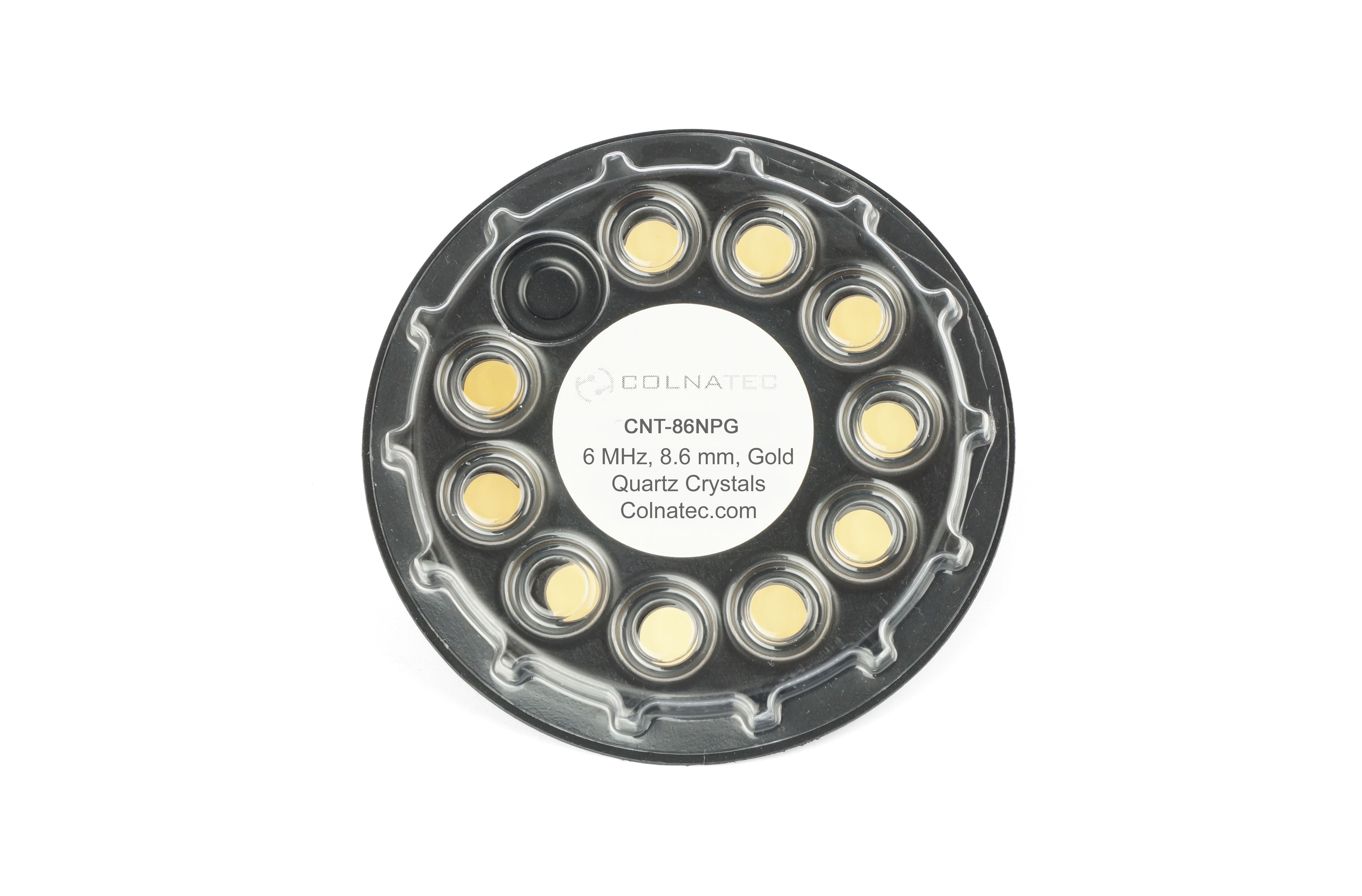 Quarz 6 MHz, Gold, 8,6 mm