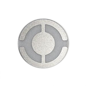 Quarz 6 MHz, Silber, 14 mm (0,550 in. )