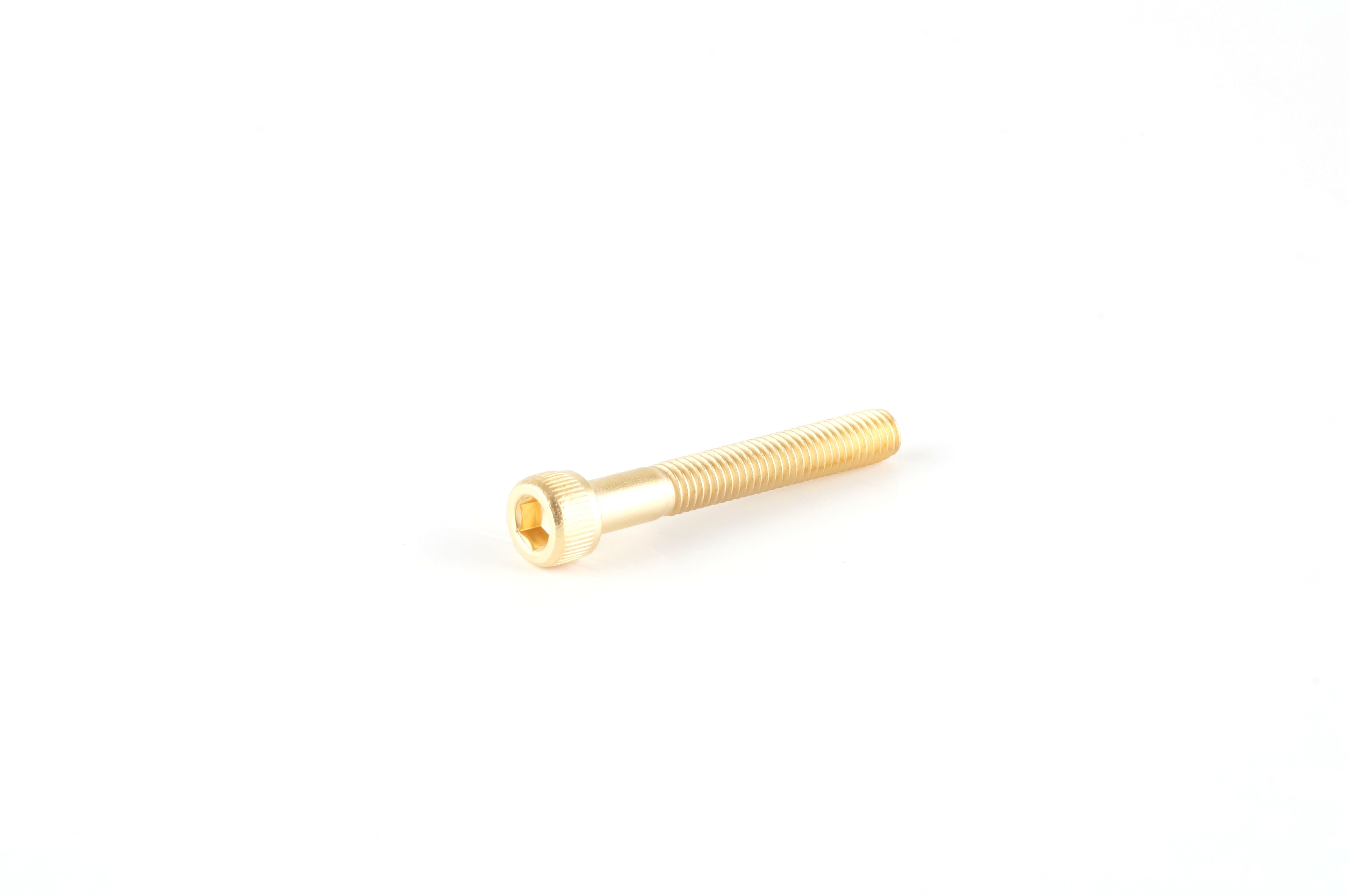 Screw, 10-32 UNF x 1-3/8, Gold plated