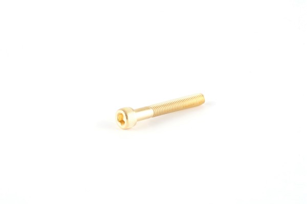 Screw, 10-32 UNF x 1-3/8, Gold plated